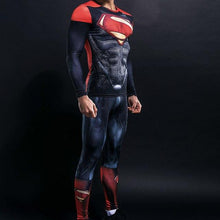 Load image into Gallery viewer, Men's Compression GYM training Clothes Suits workout Superman jogging Sportswear Fitness Dry Fit Tracksuit Tights 2pcs / sets